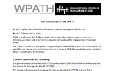 WPATH and EPATH Response to NHS England’ (UK) Puberty blocker policy